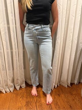 Abercrombie & Fitch Light Blue Straight Leg Jeans